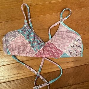 Target Bandana Pattern Swimsuit Top